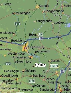 Wo liegt Calbe?